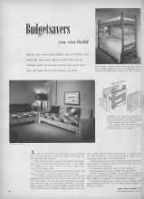 Better Homes & Gardens June 1952 Magazine Article: Budgetsavers you can build