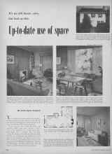 Better Homes & Gardens June 1952 Magazine Article: Up-to-date use of space