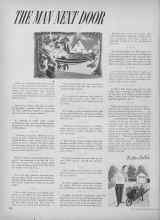 Better Homes & Gardens June 1952 Magazine Article: THE MAN NEXT DOOR