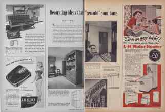 Better Homes & Gardens June 1952 Magazine Article: Decorating ideas that 