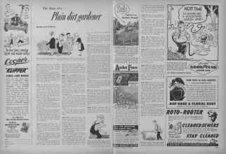 Better Homes & Gardens June 1952 Magazine Article: The diary of a Plain dirt gardener