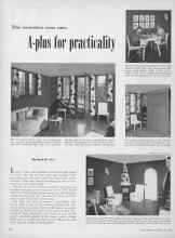 Better Homes & Gardens July 1952 Magazine Article: A-plus for practicality