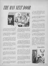 Better Homes & Gardens July 1952 Magazine Article: THE MAN NEXT DOOR