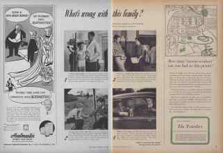 Better Homes & Gardens July 1952 Magazine Article: What's wrong with this family?