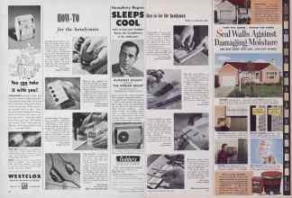 Better Homes & Gardens July 1952 Magazine Article: HOW-TO for the handyman