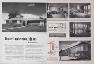 Better Homes & Gardens July 1952 Magazine Article: Comfort and economy do mix!