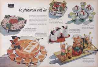 Better Homes & Gardens from 1952 | Go glamorous with ice