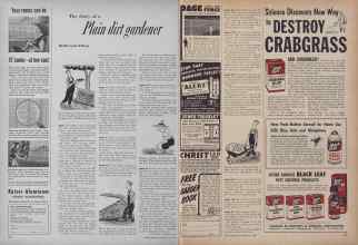 Better Homes & Gardens July 1952 Magazine Article: The diary of a Plain dirt gardener