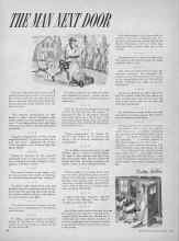 Better Homes & Gardens August 1952 Magazine Article: THE MAN NEXT DOOR