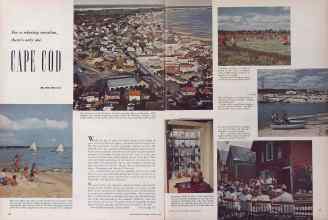 Better Homes & Gardens August 1952 Magazine Article: For a relaxing vacation, there's only one CAPE COD
