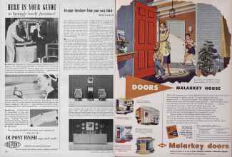 Better Homes & Gardens August 1952 Magazine Article: Page 100