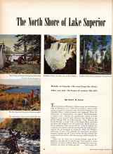 Better Homes & Gardens September 1952 Magazine Article: The North Shore of Lake Superior