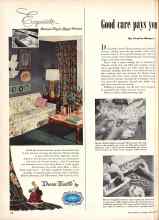 Better Homes & Gardens September 1952 Magazine Article: Good care pays you with more wear
