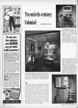 Better Homes & Gardens September 1952 Magazine Article: Twentieth-century Colonial