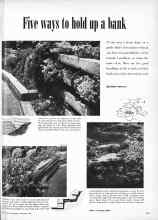 Better Homes & Gardens September 1952 Magazine Article: Five ways to hold up a bank