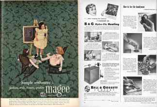 Better Homes & Gardens September 1952 Magazine Article: Page 43