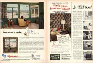 Better Homes & Gardens September 1952 Magazine Article: Page 45