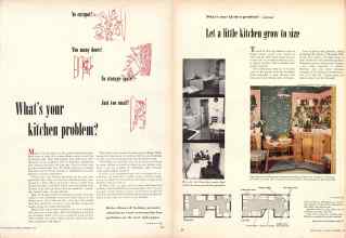 Better Homes & Gardens September 1952 Magazine Article: Page 53