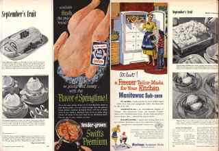 Better Homes & Gardens September 1952 Magazine Article: Page 105