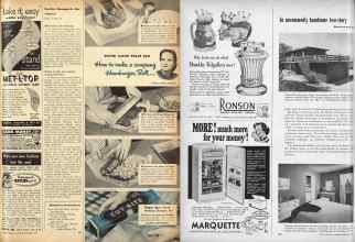 Better Homes & Gardens September 1952 Magazine Article: Page 141