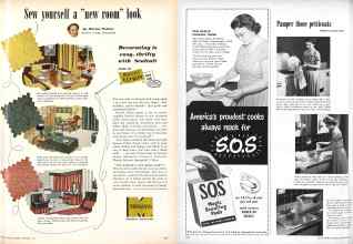 Better Homes & Gardens September 1952 Magazine Article: Page 145