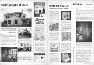 Better Homes & Gardens September 1952 Magazine Article: Part-time spare put to full-time use