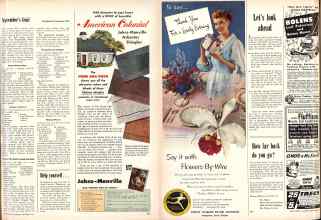 Better Homes & Gardens September 1952 Magazine Article: Page 233