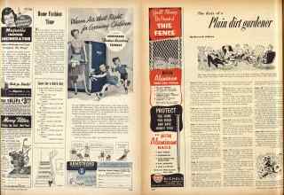 Better Homes & Gardens September 1952 Magazine Article: Page 239