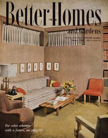 Archive of Better Homes & Gardens October 1952 Magazine: Cover