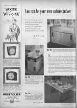 Better Homes & Gardens October 1952 Magazine Article: Yon can be your own cabinetmaker