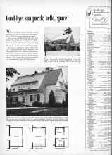 Better Homes & Gardens October 1952 Magazine Article: Good-bye, sun porch; hello, space!
