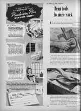 Better Homes & Gardens October 1952 Magazine Article: Clean tools do more work