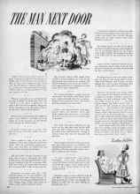 Better Homes & Gardens October 1952 Magazine Article: THE MAN NEXT DOOR