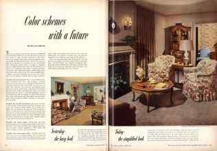 Better Homes & Gardens from 1952 | Color schemes with a future
