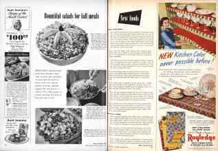 Better Homes & Gardens October 1952 Magazine Article: Page 124