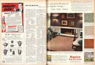 Better Homes & Gardens October 1952 Magazine Article: Page 144