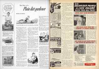 Better Homes & Gardens October 1952 Magazine Article: The diary of a Plain dirt gardener