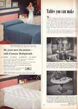 Better Homes & Gardens November 1952 Magazine Article: Tables you can make