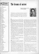 Better Homes & Gardens November 1952 Magazine Article: The lessons of sorrow