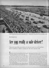 Better Homes & Gardens November 1952 Magazine Article: Are you really a safe driver?