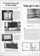 Better Homes & Gardens November 1952 Magazine Article: Living space is where you find it!