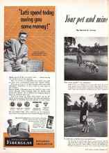 Better Homes & Gardens November 1952 Magazine Article: Your pet and mine