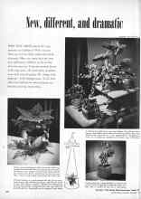 Better Homes & Gardens November 1952 Magazine Article: New, different, and dramatic