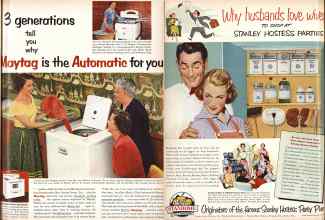 Better Homes & Gardens November 1952 Magazine Article: Page 141