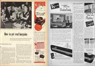 Better Homes & Gardens November 1952 Magazine Article: How to get real bargains