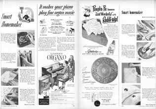 Better Homes & Gardens November 1952 Magazine Article: Page 191