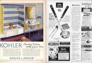 Better Homes & Gardens November 1952 Magazine Article: Page 229