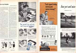 Better Homes & Gardens November 1952 Magazine Article: Page 255