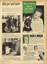 Better Homes & Gardens December 1952 Magazine Article: Your pet and mine