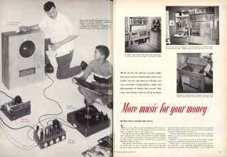 Better Homes & Gardens December 1952 Magazine Article: More music for your money